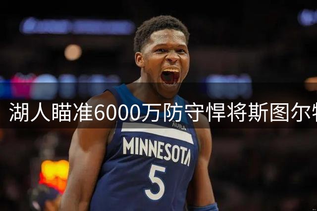 湖人瞄准6000万防守悍将斯图尔特，联手东契奇打造新双塔